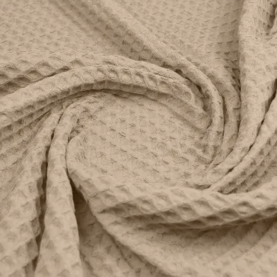 Плед покривало вафельне COSAS Beige Greek Waffle 110х140 см Бежевий