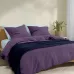 Плед покривало вафельне COSAS Denim Greek Waffle 240х260 см Темно-синій