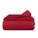Плед покрывало косичка COSAS Merlot Knitted Braid 75x95 см Красный