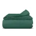 Плед покрывало косичка COSAS Eucalyptus Knitted Braid 75x95 см Зеленый