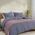 Плед покрывало COSAS Floral Waffle Weave 75x95 см Лиловый