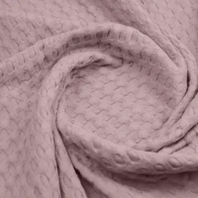 Плед покрывало COSAS Floral Waffle Weave 75x95 см Лиловый