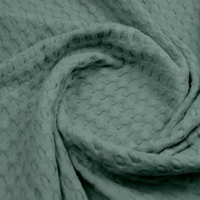 Плед покривало COSAS Ashmint Waffle Weave 75x95 см Зелений