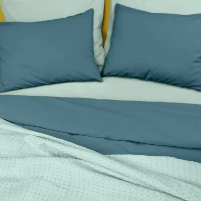 Плед покривало COSAS Mint Waffle Weave 110х140 см М'ятний