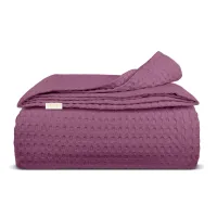 Плед покривало COSAS Ruby Waffle Weave 110х140 см Марсала Плед покривало COSAS Ruby Waffle Weave 110х140 см Марсала