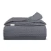 Плед покрывало COSAS Stormy Waffle Weave 160х230 см Антрацит