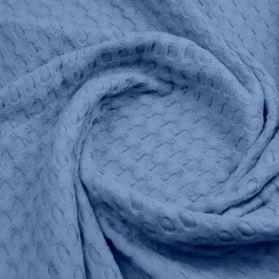 Плед покрывало COSAS Cloud Waffle Weave 200х220 см Голубой