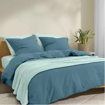 Плед покривало COSAS Mint Waffle Weave 230х240 М'ятний