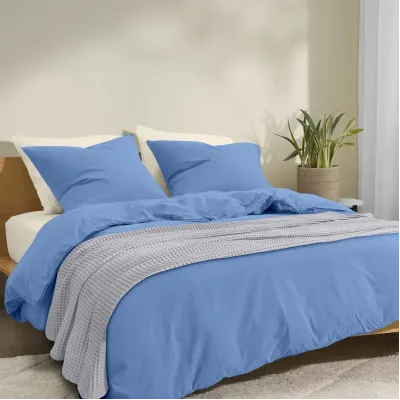 Плед покривало COSAS Silver Waffle Weave 230х240 см Сірий