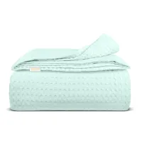 Плед покривало COSAS Mint Waffle Weave 240х260 см М'ятний Плед покривало COSAS Mint Waffle Weave 240х260 см М'ятний