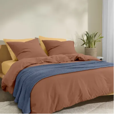 Плед покрывало COSAS Nightfall Waffle Weave 240х260 см Серый