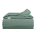 Плед покрывало COSAS Ashmint Waffle Weave 240х260 см Зеленый