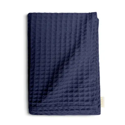 Рушник вафельний COSAS Denim Greek Waffle 55x100 см Темно-синій