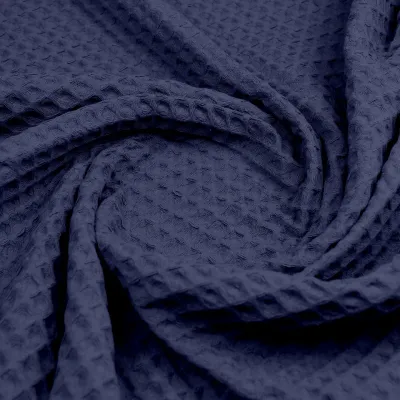 Рушник вафельний COSAS Denim Greek Waffle 75x75 см Темно-синій