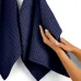 Рушник вафельний COSAS Denim Greek Waffle 115х150 см Темно-синій