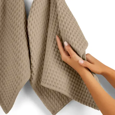 Рушник вафельний COSAS Beige Greek Waffle 30х55 см Бежевий Рушник вафельний COSAS Beige Greek Waffle 30х55 см Бежевий