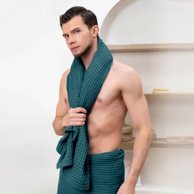 Рушник вафельний COSAS Ocean Greek Waffle 75х95 см Смарагдовий Рушник вафельний COSAS Ocean Greek Waffle 75х95 см Смарагдовий