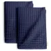 Вафельні рушники COSAS Denim Greek Waffle Темно-синій 2 шт (55x90_66Denim75x130)