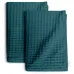 Вафельные полотенца COSAS Ocean Greek Waffle Изумрудный 2 шт (55x90_63Ocean75x130)