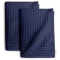 Вафельные полотенца COSAS Denim Greek Waffle Темно-синий 2 шт (75x95_66Denim75x130)