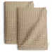 Вафельные полотенца COSAS Beige Greek Waffle Бежевый 2 шт (75x95_34Beige75x130)