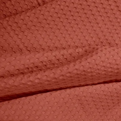 Плед покривало COSAS Rust Waffle Weave 110х140 см Помаранчевий Плед покривало COSAS Rust Waffle Weave 110х140 см Помаранчевий