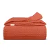 Плед покривало COSAS Rust Waffle Weave 110х140 см Помаранчевий