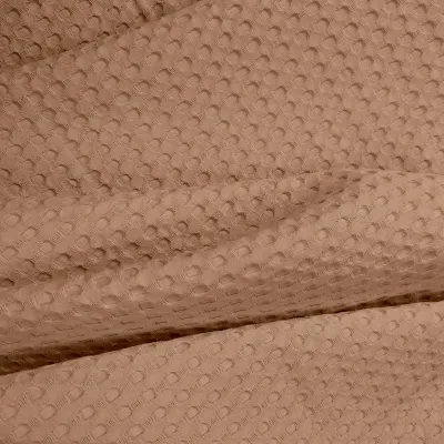 Плед покривало COSAS Copper Waffle Weave 200х220 см Бежевий