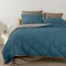 Покривало стьобане двостороннє COSAS OCEAN SAND CS2 110x140 см Бежево-блакитний