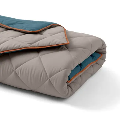Покривало стьобане двостороннє COSAS OCEAN SAND CS2 110x140 см Бежево-блакитний
