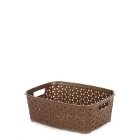 Кошик для хліба Hobby Ротанг 26x19x9 см Коричневий (041251-sh)