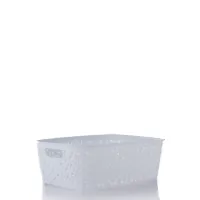 Кошик для хліба Hobby Ротанг 19x14x7 см Білий (041253-bl)