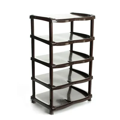 Етажерка для взуття Senyayla 47x33x80 см Коричневий (5136-kor)