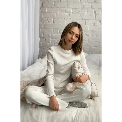 Жіноча піжама Perfect Female Молочний S (162PJ-32JaP-mi)
