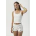 Жіноча піжама Perfect Female Bow Молочний XS (196PJ-38SS-mi)