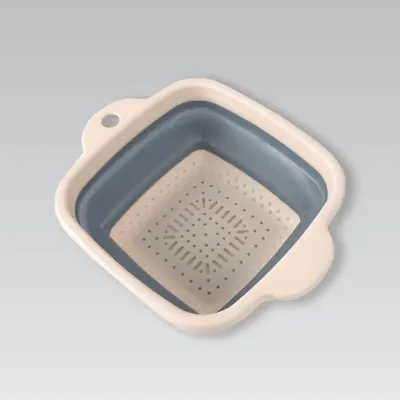 Дуршлаг Maestro MR-1189 21.8х17.8х3.8 см Серо-бежевый (76672619)