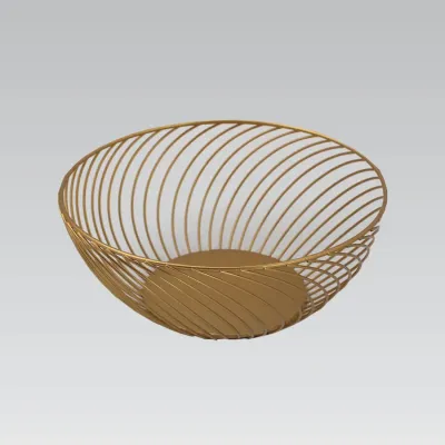 Кошик для фруктів Maestro MR-1037 250х95 мм Золотистий (109460894)