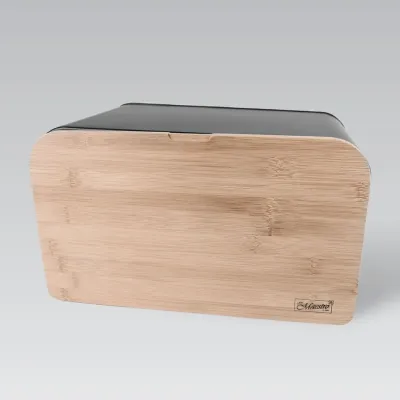 Хлібниця Maestro MR-1770-black 35х21х21 см Чорно-бежевий (110363836) Хлібниця Maestro MR-1770-black 35х21х21 см Чорно-бежевий (110363836)