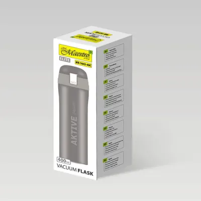 Термокухоль Maestro MR-1643-40C Active 400 мл Сірий (117584992) Термокухоль Maestro MR-1643-40C Active 400 мл Сірий (117584992)