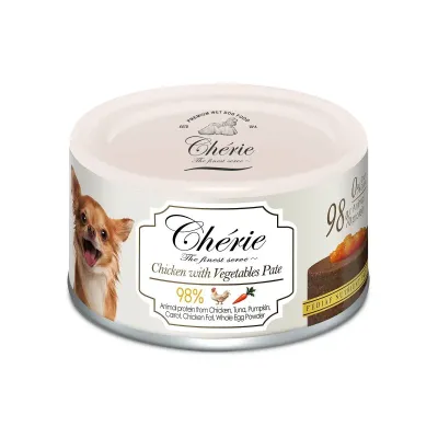 Влажный корм Cherie Dog Pate Chicken with Vegetables Pate 80 г (CHT24706)