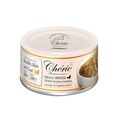 Влажный корм для собак Cherie Small Breed Chicken in Pumpkin Gravy 80 г (CHT21401)