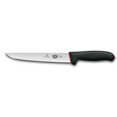 Универсальный разделочный нож для мяса Victorinox Dual Grip 20 см Черный (5.5503.20D) Универсальный разделочный нож для мяса Victorinox Dual Grip 20 см Черный (5.5503.20D)