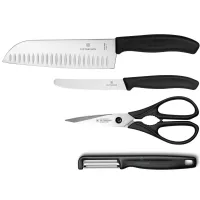 Кухонный набор Victorinox Swiss Classic Kitchen Set Черный 4 шт (6.7133.41G) Кухонный набор Victorinox Swiss Classic Kitchen Set Черный 4 шт (6.7133.41G)