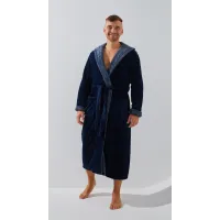 Халат чоловічий No Brand 320/13 2XL Синій (2000999320880)