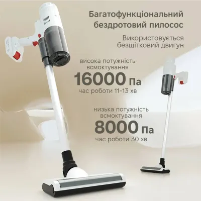 Акумуляторний пилосос Inspire A-091-1 White Акумуляторний пилосос Inspire A-091-1 White