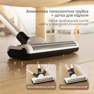 Акумуляторний пилосос Inspire A-091-1 White Акумуляторний пилосос Inspire A-091-1 White