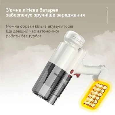 Акумуляторний пилосос Inspire A-091-1 White Акумуляторний пилосос Inspire A-091-1 White