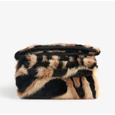 Плед покрывало George Rockett St Animal Swirl Faux Fur Throw 200х150 см Разноцветный (2818469191)