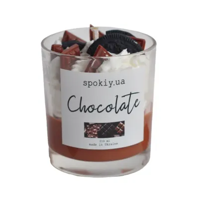 Десертная свеча Spokiy SP2340 Chocolate 210 г Разноцветный (72079)
