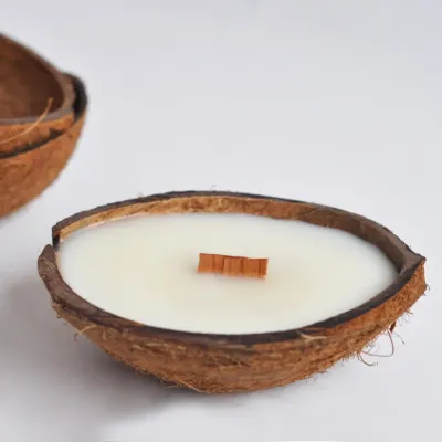 Ароматична свічка Spokiy SP2343 Coconut 100 г Біло-коричневий (72082) Ароматична свічка Spokiy SP2343 Coconut 100 г Біло-коричневий (72082)